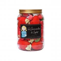 Borcan cu bomboane - Strawberries Trio, 1.5 L