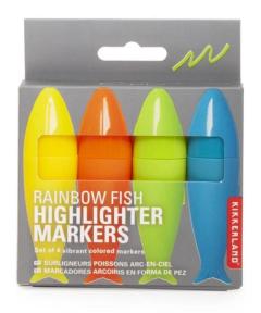 Set evidentiatoare - Raindow Fish Highlighters