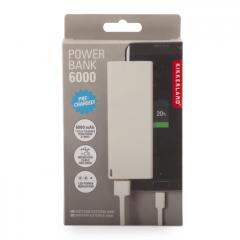 Baterie externa - Power Bank 6000 mAh, White