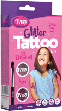 Set tatuaje cu sclipici mini pentru fetite 