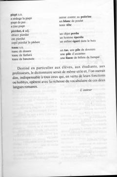 Dictionnaire francais-roumain