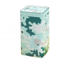 Cutie pentru ceai - Camouflage Bleu, 500g