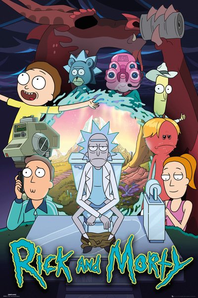 Poster Rick And Morty Season 4 Gb Eye 8646