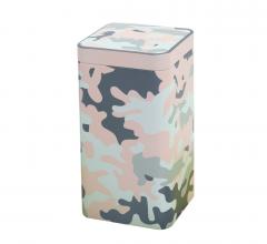 Cutie pentru ceai - Camouflage Rose, 500g
