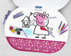 Set pentru desen 5 in 1 - Giga Block, Peppa Pig