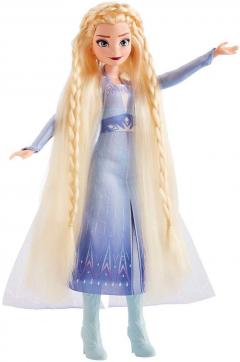 Papusa Disney Frozen II Sister Styles - Impletituri magice, Elsa