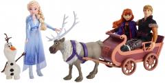 Set de joaca Disney Frozen II - Aventuri pe sanie, 5 personaje