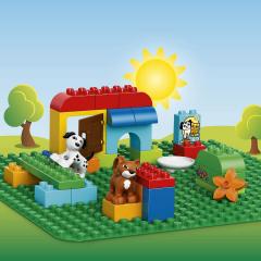 LEGO DUPLO Placa mare, verde pentru constructii