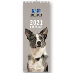 Calendar 2021 - Slim, 12 Month - Battersea - Dogs and Cats 