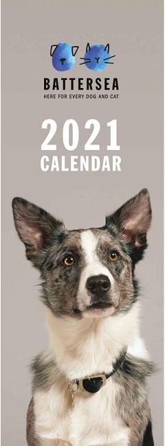Calendar 2021 - Slim, 12 Month - Battersea - Dogs and Cats 
