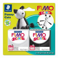 Plastilina fimo kids - funny cats