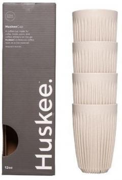 Set 4 cani Huskee Cup - Natural White - L