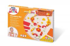 Set modelaj fimo kids - 4 culori flori, 25 margele, 2 unelte