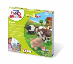 Set modelaj fimo kids - form and play - farm animals