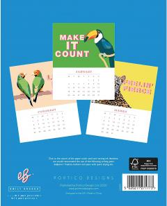 Calendar 2021 - Desk Easel - Emily Brooks - No Prob Llama