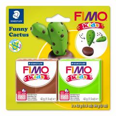 Plastilina fimo kids - funny cactus