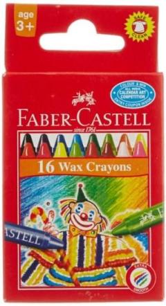 Creioane cerate Faber-Castell - 16 culori