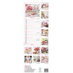 Calendar 2021 - Shabby Chic Slim 2021 Calendar