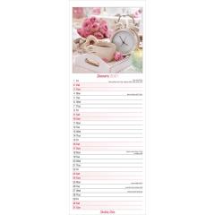 Calendar 2021 - Shabby Chic Slim 2021 Calendar