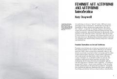 Feminist Art Activisms and Artivisms