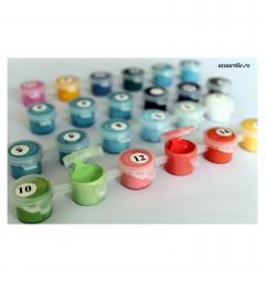 Set pictura pe numere - Abstract Ballerina, 40x50 cm