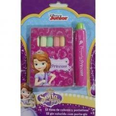 Set creta colorata - Sofia the First. Properly Princess, 12 culori