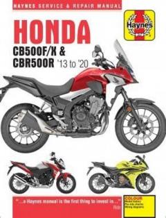 Coperta cărții Honda CB500F/X & CBR500R update (13 -20)