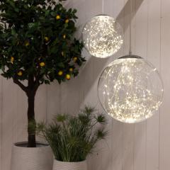 Decoratiune - Micro LED Ball Plastic Hanging Steady Outdoor