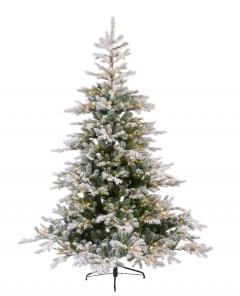 Brad artificial - Grandis Fir Snowy Micro LED Indoor, 150 cm