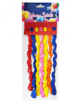 Set 7 baloane spiralate