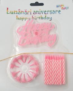 Lumanari aniversare Happy Birthday - Mai multe modele