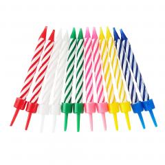 Lumanari aniversare cu suport - mai multe culori