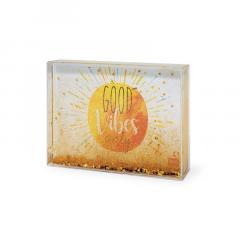 Rama foto - Good Vibes Only-Glitter Photo Frame