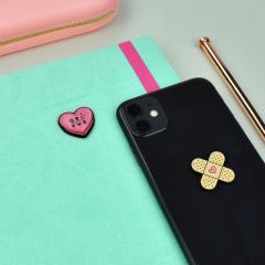 Set 2 stickers metalice - Cutie - GRL PWR