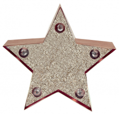 Decoratiune - Light-Star wth Glitter