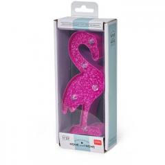 Lampa - Mini - Flamingo with Glitter