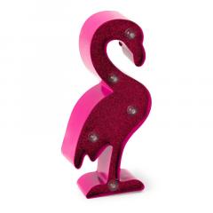 Lampa - Mini - Flamingo with Glitter