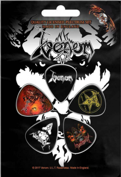 Set 5 pene pentru chitara - Venom - Black Metal
