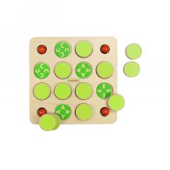 Joc de memorie, din lemn