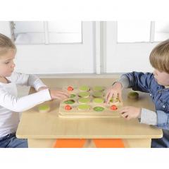 Joc de memorie, din lemn