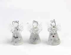 Set 6 decoratiuni Craciun - Glass Angels