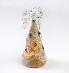 Decoratiune Craciun - Glass Angel with Light