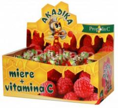 Acadele cu miere si vitamina C, Akadika, 15 buc