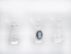 Set 3 decoratiuni Craciun - Glass Angels