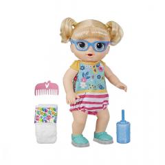 Bebelus Blond,Paseste Si Pantofi vor Lumina