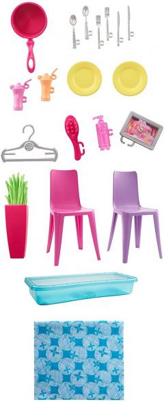 Set de joaca Barbie - Casuta cu piscina