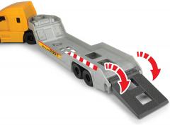 Set masinunte - Trailer Volvo Mack cu basculanta si buldozer / Micro Builder Truck
