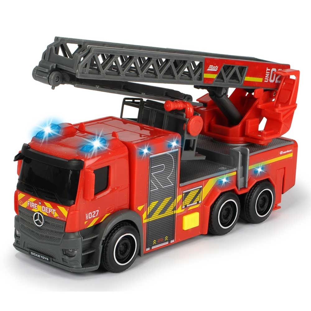 agreement kapok Voltage Jucarie - Masina de pompieri Mercedes / City Fire Ladder Truck - Dickie Toys