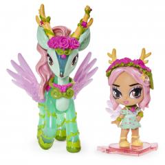 Figurina - Hatchimals Pixies Riders, papusica cu caprioara