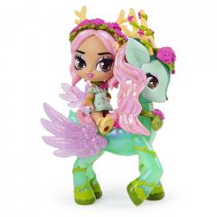 Figurina - Hatchimals Pixies Riders, papusica cu caprioara